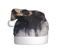 WZYWHJ Bonnet de Noël pour adulte - Bandeau décoratif pour fêtes et événements costumés - Motif ours sauvage