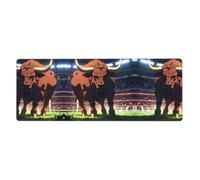 WZYWHJ Brave Bull Print Coussin de clavier extra large en caoutchouc épais antidérapant