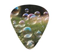 Wzywhj Bubbles In The Garden Lot de 12 médiators pour guitare acoustique et électrique Prise en main facile