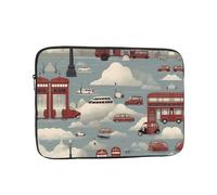 WZYWHJ Car in The Cloud Housse antichoc pour ordinateur portable 15" pour homme et femme, voyage d'affaires, école, bureau, usage quotidien