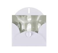 WZYWHJ Carte de vœux blanche pour Noël, anniversaire, anniversaire de mariage et plus encore image de bruit blanc optique