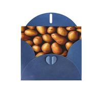 WZYWHJ Carte de vœux bleue pour Noël, anniversaire, anniversaire de mariage et autres motifs de pommes de terre
