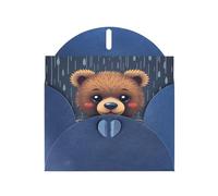 WZYWHJ Carte de vœux bleue pour Noël, anniversaire, anniversaire de mariage et autres photos d'avatar de panda