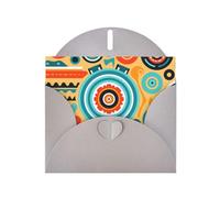 WZYWHJ Carte de vœux de vacances grise 15,2 x 10,2 cm avec enveloppe pour Noël, anniversaire, Saint-Valentin, fête, invitation circulaire, symboles culturels