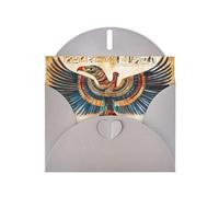 WZYWHJ Carte de vœux grise de 15,2 x 10,2 cm avec enveloppe pour Noël, anniversaire, Saint-Valentin, invitation à une fête, motif étrange