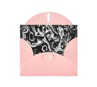 WZYWHJ Carte de vœux rose pour Noël, anniversaire, anniversaire de mariage et autres impressions murales en noir et blanc