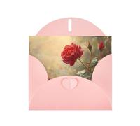 WZYWHJ Carte de vœux rose pour Noël, anniversaire, anniversaire de mariage et plus encore Les roses sont magnifiques