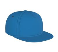 WZYWHJ Casquette de baseball tendance à bord plat, impression bleu ciel, réglable, respirante et légère pour homme et femme