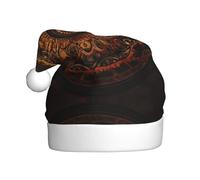 WZYWHJ Chapeau de Noël pour adulte - Bandeau décoratif pour fêtes de vacances et événements costumés, grande image de platine ronde
