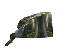 WZYWHJ Chapeau de travail « The Beautiful Scenery in The Bubble » - Pour homme et femme - Sangle élastique réglable - Noir