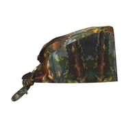 WZYWHJ Chapeau de travail Tyrannosaurus Rex in The Forest pour homme et femme, sangle élastique réglable, noir