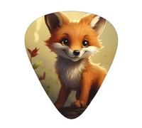 Wzywhj Clever Little Fox Lot de 12 médiators pour guitare acoustique et électrique Prise en main facile