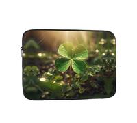 WZYWHJ Clover in The Sun Housse résistante aux chocs pour ordinateur portable 17" pour homme et femme, voyage d'affaires, école, bureau, usage quotidien