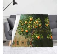 WZYWHJ Couvertures en forme d'arbre fruitier de la passion - Légères, chaudes, confortables, douces et durables - Pratique pour la maison, le repos en plein air
