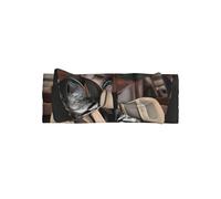 WZYWHJ Cowboy Chapeau noir Western Boots imprimés bébé nœud bandeau et accessoires de cheveux souples élastiques pour les nouveau-nés et les filles