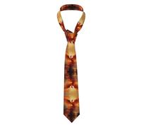 WZYWHJ Cravate pour homme - Cravate en soie imprimée tendance pour affaires, vie quotidienne, travail, fête, 144 x 8,9 cm, imprimé The Phoenix Reborn in Fire
