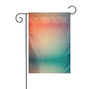 WZYWHJ Drapeau de jardin à motif dégradé orange 30,5 x 45,7 cm pour un environnement extérieur tendance
