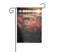 WZYWHJ Drapeau de jardin coloré imprimé herbe 30,5 x 45,7 cm pour un environnement extérieur tendance