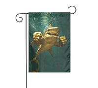 Wzywhj Drapeau de jardin d'été avec motif Thumbs Up - Décoration double face - 30,5 x 45,7 cm