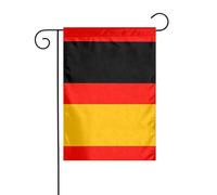 Wzywhj Drapeau de l'Allemagne - Drapeau de jardin d'été double face - Décoration de cour - 30,5 x 45,7 cm