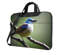 WZYWHJ Ethereal Nightingale Bird Picture Ultra-mince Portable Simple Épaule Sac Ordinateur Portable Accessoires Informatique Souple Antichoc pour Ordinateur Portable, Noir , 13 inch