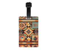 WZYWHJ Étiquettes de sac à bagages, étiquettes de protection de la vie privée pour homme et femme Motif indien