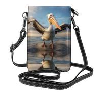 WZYWHJ Funny Pelican Picture Sac à bandoulière en cuir pour femme avec bandoulière réglable
