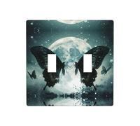 WZYWHJ Grande plaque murale décorative motif papillon noir, 11,4 x 11,4 cm, durable et élégante pour les zones résidentielles et commerciales