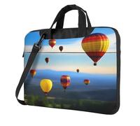 WZYWHJ Hot Air Balloon In The Sky Pattern Ultra-Thin Portable Single Shoulder Laptop Bag Computer Accessories Soft Shockproof for Laptops, Noir , 13 inch