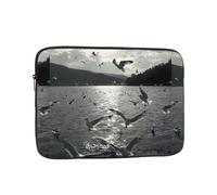 WZYWHJ Housse antichoc pour ordinateur portable 13" Motif mouette blanche Pour homme et femme Pour voyage d'affaires, école, bureau quotidien