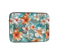 WZYWHJ Housse de protection antichoc pour ordinateur portable 10" Motif floral 3D Pour homme et femme Pour voyage d'affaires, école, bureau et usage quotidien