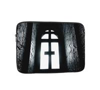 WZYWHJ Housse de protection antichoc pour ordinateur portable de 13" - Motif croix d'église - Pour homme et femme - Pour voyage d'affaires, école, bureau - Utilisation quotidienne