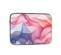 WZYWHJ Housse de protection antichoc pour ordinateur portable de 15" - Motif lignes de couleur ondulées - Pour homme et femme - Voyage d'affaires, école, bureau - Utilisation quotidienne