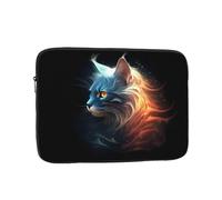 WZYWHJ Housse de protection pour ordinateur portable 10" Motif chats mignons imprimés pour homme et femme Pour voyage d'affaires, école, bureau, usage quotidien