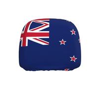 WZYWHJ Housse de protection pour tête de siège de voiture et camion Motif drapeau de la Nouvelle-Zélande