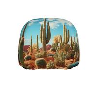 WZYWHJ Housse de protection pour tête de siège imprimée The Territory of The Cactus