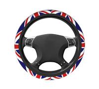 WZYWHJ Housse de volant - Protège et décore votre voiture - Installation facile - Convient pour les voitures, SUV, VTT et camions Impression drapeau du Royaume-Uni