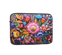 WZYWHJ Housse décorative pour ordinateur portable de 15" - Motif peinture à la main - Pour homme et femme - Pour voyage d'affaires, école, bureau - Utilisation quotidienne