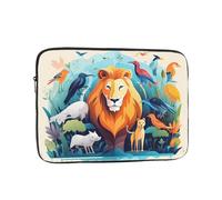 WZYWHJ Housse pour ordinateur portable de 43,2 cm imprimée avec illustration animale - Pour homme et femme - Pour les voyages d'affaires, l'école, le bureau - Utilisation quotidienne