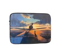 WZYWHJ Housse pour ordinateur portable de 43,2 cm - Motif avion au coucher du soleil - Pour homme et femme - Pour voyage d'affaires, école, bureau - Utilisation quotidienne