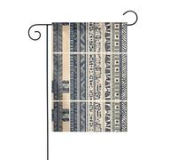 Wzywhj Illustration des peuples africains - Drapeau de jardin d'été - Décoration double face - 30,5 x 45,7 cm