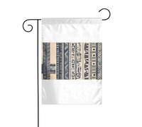 Wzywhj Image d'illustration des peuples africains drapeau de jardin d'été double face décoration cour 30,5 x 45,7 cm