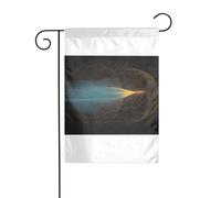 Wzywhj Image imprimée physique drapeau de jardin d'été double face décoration cour 30,5 x 45,7 cm