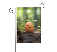 WZYWHJ Joli drapeau de jardin décoratif avec petite pomme de terre 30,5 x 45,7 cm pour un environnement extérieur tendance