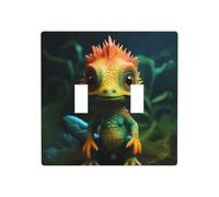 WZYWHJ Jolie plaque murale décorative à motif de dinosaure, 11,4 x 11,4 cm, durable et élégante pour les zones résidentielles et commerciales