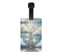 WZYWHJ Ladder to The Clouds Étiquettes de sac à bagages pour homme et femme Étiquettes de protection de la vie privée