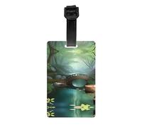 WZYWHJ Little Bridge in The East Étiquettes de sac à bagages, étiquettes de protection de la vie privée pour homme et femme