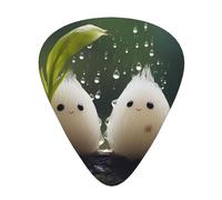 Wzywhj Little Frost In The Rain Lot de 12 médiators pour guitare acoustique et électrique Prise en main facile