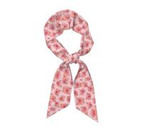 WZYWHJ Little Pink Cochon Imprimé Foulard Longue Bande Soie Satin Doux et Soyeux