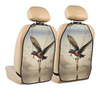 WZYWHJ Little Swallows Lot de 2 coussins de rangement anti-coups de pied pour siège de voiture Motif balançoire multifonction